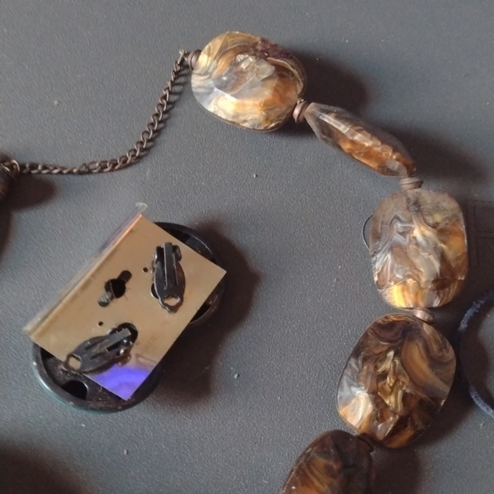 Betsy Johnson necklace Earrings Handcrafted Necklace - Picture 4 of 4